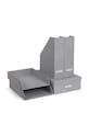 Bigso Box of Sweden organizer na dokumenty Holger 5-pack szary 4915C6239