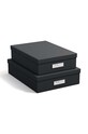 Bigso Box of Sweden cutie de depozitare Rasmus 2-pack gri 778245641