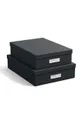 сірий Коробка для зберігання Bigso Box of Sweden Rasmus 2-pack Unisex