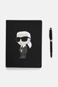 Karl Lagerfeld notes i długopis czarny 245W4003