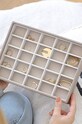 Living și dormitor Stackers Organizator de bijuterii 73753 gri