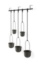 Umbra Набор настенных горшков (5-pack) чёрный 1018086.040