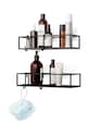 Umbra Závesný regál do sprchy (2-pack) 1018615.040 čierna AA00