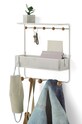 Umbra Настінна вішалка з поличкою білий 1018030.660