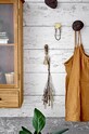 Obývacia izba a spálňa Bloomingville Sada nástenných vešiakov (3-pak) 82052944 žltá
