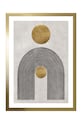 Plakat w ramie żółty AN0027