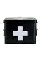 czarny Present Time pudełko do przechowywania Unisex
