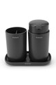 Brabantia zestaw akcesoriów łazienkowych (3-pack) 280368 szary AA00