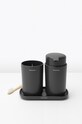 Brabantia set accesorii pentru baie (3-pack) 280368 gri