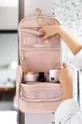 Stackers utazazós kozmetikai táska rózsaszín