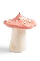 &k amsterdam неароматизированная свеча Mushroom Dots розовый 1093.01