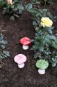 &k amsterdam świeca bezzapachowa Mushroom Dots różowy