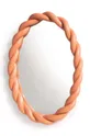 розовый &k amsterdam Зеркало Braid Oval Unisex