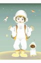 Vissevasse Плакат The Astronaut 50x70 cm барвистий F.2021.004.L