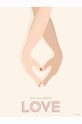 Vissevasse Плакат Its All About Love 30x40 cm барвистий F.2019.034.M