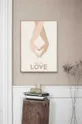 Vissevasse plakat Its All About Love 30x40 cm multicolor