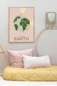 Salon i sypialnia Vissevasse plakat I Love Mother Earth 50x70 cm F.2019.033.L multicolor