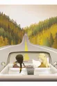барвистий Vissevasse Плакат Road Trip 50x70 cm Unisex