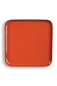 красный &k amsterdam Декоративная тарелка Square Red Unisex