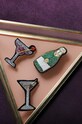 &k amsterdam Декоративний піднос Treasure Triangle 1584.16 помаранчевий AA00
