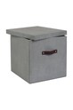 Living și dormitor Bigso Box of Sweden cutie de depozitare Logan 9901C6449LEA648 gri