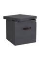 Bigso Box of Sweden cutie de depozitare Logan 9901C6849LEA648 negru AA00