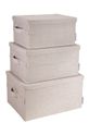 Bigso Box of Sweden Úložná krabica Box Storage béžová 6935S0201