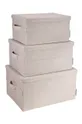 beżowy Bigso Box of Sweden pudełko do przechowywania Box Storage
