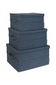 Obývacia izba a spálňa Bigso Box of Sweden Úložná krabica Box Storage 6935S0301 modrá