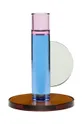 блакитний Hübsch Декоративний свічник Unisex