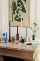 Living și dormitor Hübsch Sfesnic decorativ 991419 roz