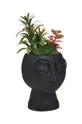 čierna umelá rastlina v kvetináči Unisex
