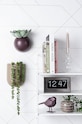 Present Time doniczka ścienna zielony PT3383OG