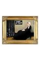 Uokvirena uljna slika (nepoznati autor) temeljeno na James McNeil Whistler, Whistler's Mother