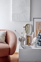 Salon i sypialnia Bloomingville wazon dekoracyjny 82055755 niebieski