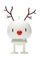 Hoptimist Декорация Reindeer Bumble M бял 26180