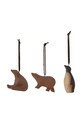 Bloomingville σετ χριστουγεννιάτικων διακοσμήσεων (3-pack)