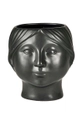 czarny Villa Collection doniczka Haga Head Unisex