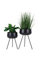 House Nordic un set de ghivece de flori cu suport Ardola 2-pack 9001170 multicolor AA00