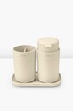 Brabantia zestaw akcesoriów łazienkowych 3-pack beżowy 223402