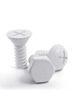 Qualy set appendiabiti da parete pacco da 3 multicolore QL10064.WH