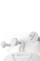 Qualy set appendiabiti da parete pacco da 3 QL10064.WH multicolore AA00