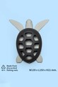 Qualy suport pentru periuță de dinți Save Turtle QL10410.GY multicolor AA00