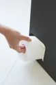 czarny Yamazaki zasobnik na papier toaletowy Tower
