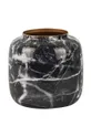 czarny Present Time wazon dekoracyjny Unisex