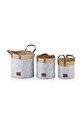 Affek Design zestaw koszy do przechowywania 3-pack multicolor HIWB7126.PROM