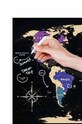 Nappali és hálószoba 1DEA.me kaparós térkép Travel Map 4820191130074 többszínű