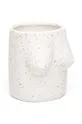 Helio Ferretti vaso decorativo bianco