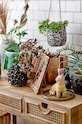 Всекидневна и спалня Комплект свещници Bloomingville Mamie (2 броя) 82058194 кафяв
