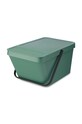 Урна для мусора Brabantia Sort & Go Stackable 20 L зелёный 277740